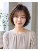 大人美人ひし形ショートボブ
