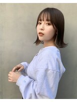 全席個室美容室 Zina津田沼 髪質改善/縮毛矯正【ジーナ】&nbsp;髪質改善　デザインカラーミディボブ　美髪【Zina 津田沼】