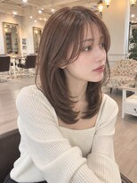 ラファンジュ ヘアー(Rohange hair)&nbsp;ミントグレージュ/流しバング/シアーバング