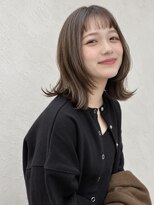 サロウィン 名古屋(SALOWIN) オン眉/ブリーチ無しグレージュ