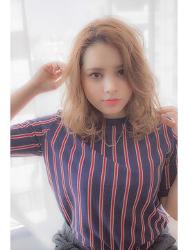 クラン(clan) clanアレンジ外個人風ふわミディ