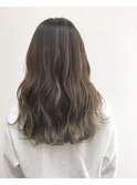 【大人の控えめアッシュ×ハイライトグラデーション】柳本麻守