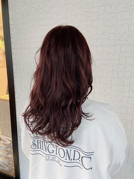 テラスヘア 新潟駅南(TERRACE hair) カシスカラー×カジュアル