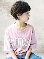 ヘアーアンジェ 南矢野目店(Hair ange)&nbsp;【イルミナカラー×髪質改善TR】耳かけショートスタイル