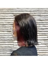 ビス ヘア アンド ビューティー 西新井店(Vis Hair＆Beauty)&nbsp;ブリーチ/インナーカラー/ワインレッド/大人かわいい