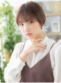 大人かわいいアースカラーマッシュショートa大宮20代30代40代