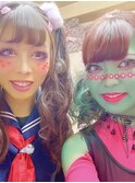 可愛くハロウィンカラーメイク２『ハロウィンメイク＋セット♪』