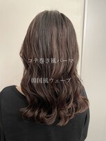 デジタルパーマ　オルチャン　韓国風パーマ　秋冬人気　高柳