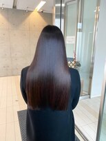 キュア 表参道(CURE)&nbsp;黒髪/グレージュカラー/ココアベージュ/ヘルシーロング[表参道]