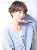 大人可愛い小顔美髪ツヤ髪シアーグレージュ横顔美人A2