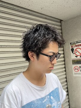 フランクスバーバーザスタンド(Frank’s barber the stand) メンズビジネスアップバングショートF