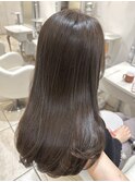アッシュグレージュ/髪質改善カラー/艶カラー/大人ガーリー