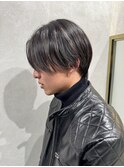 センターパート 縮毛矯正 パーマ落とし ハイライト