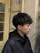 アデ オモテサンドウ(ade omotesando) MEN’S HAIR/アッシュブラック/マッシュパーマ