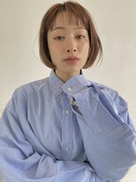 ソイリウム 下北沢(soi rium)&nbsp;ヘルシーなミニボブ_オレンジベージュ