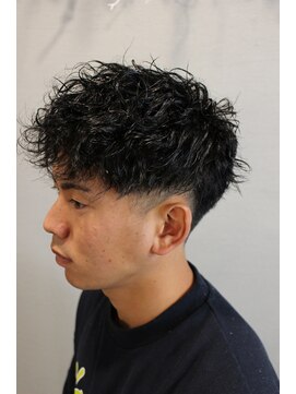 ミッドシー(mid-c) 波巻きツイストスパイラルMIXパーマ