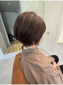 耳にかけてもいい2wayショートボブ