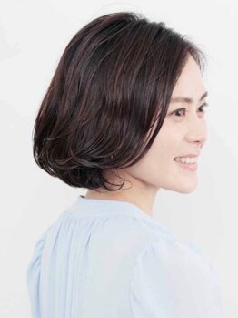 アン 流山おおたかの森コトエ店(un)の写真/髪へのダメージを抑えたハイライトやバレイヤージュで白髪ぼかし◎大人女性でも楽しめるオシャレカラーに！