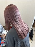 【Lien 松尾】艶髪♪ピンクグレージュカラー