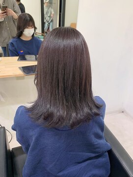 エマ 日吉(emma) 【emma小濱】暗めに透けるラベンダーブラウン