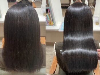 ディアーズ 盛岡店(Dears)の写真/髪のことを考え、ダメージに最大限配慮しつつ必要な栄養を補給。ダメージが気になるメニューもご相談を！