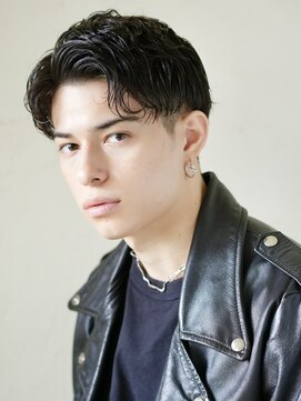 アンフィニー 銀座(ANFINI) ワイルドさと爽やかさMIX☆男のかきあげパーマジェル仕上げ