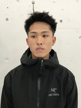 ウェルネス(Wellness) ピンパーマ スパイキーショート