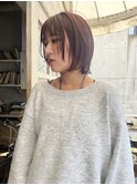 赤髪ボブ