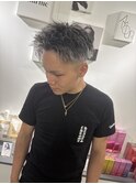 波巻きツイストスパイラルパーマ/フェザーパーマ/眉毛/メンズ