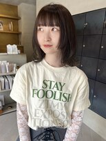 ヘアー アイス ルーチェ(HAIR ICI LUCE)&nbsp;オリーブベージュ/オリーブグレージュ/レイヤーカット/堀場