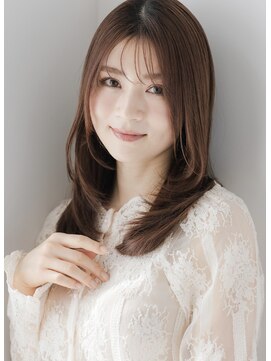 美容室 フラップ(flap) 大人可愛い内巻きセミロング