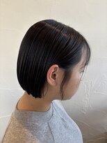 エメバイサワ(Aimer by sawa)&nbsp;20代30代◎小顔見せ◎丸みボブ×透明感グレージュ