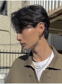 スキンフェードスパイキーショートパーマ短髪刈り上げ