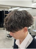 大人気波巻きパーマ/メンズパーマメンズカット波巻きスパイラル