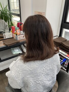 ブラウン/暗めカラー/白髪染め/グレイ/リタッチ/40代50代60代