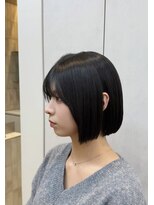 ハローバイシー 仙台(Hello by Sea)&nbsp;大人ボブタッセルボブくびれボブ韓国風ボブレイヤーボブ髪質改善