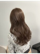 ノー バイ イオエ 西梅田(no. by ioe)&nbsp;ブリーチなしカラー/髪質改善/ミルクティーベージュ/小顔へア