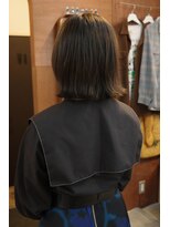 チャプター 問屋町(chapter)&nbsp;髪質改善トリートメント切りっぱなしボブ外はねボブ韓国ヘア岡山