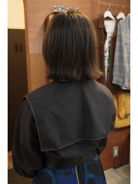 チャプター 問屋町(chapter) 髪質改善トリートメント切りっぱなしボブ外はねボブ韓国ヘア岡山