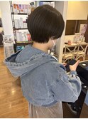 ショートボブ　マッシュショート