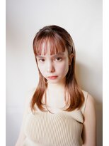 ナンバー ノード 渋谷(N° node) ワイドぱっつん前髪セミロング
