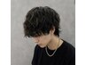メンズカット＋特殊パーマ￥12000