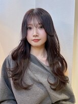 ロンドアベニール 北千住(Lond avenir)&nbsp;ダークパープル/髪質改善/縮毛矯正/オリーブベージュ/北千住