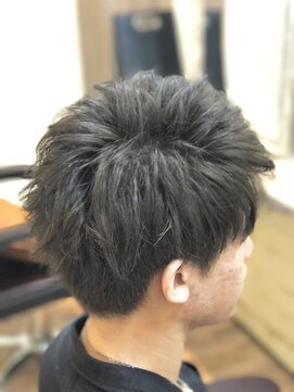 メンズグレイアッシュカラー グレージュアッシュ グレーベージュ L フィックスヘアー なんば Fix Hair のヘアカタログ ホットペッパービューティー
