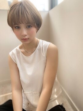 マリアバイアフロート(Maria by AFLOAT) 丸みショート小顔ナチュラルイルミナカラー