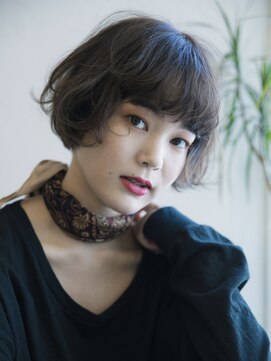 グロウ 上野御徒町(grow) 大人かわいいグレージュスリークボブ　【上野】【御徒町】