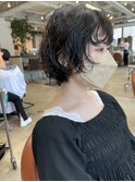 【永久ひろ美】くせ毛風ニュアンスパーマ/顔周りカット