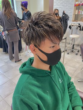 アヴァンス 天王寺店(AVANCE.) MEN'S HAIR 夏仕様×ハイライト×軽めマッシュ