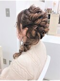 サイド編み下ろし