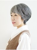 【えがお美容室】40代50代60代にオススメ☆骨格似合わせショート